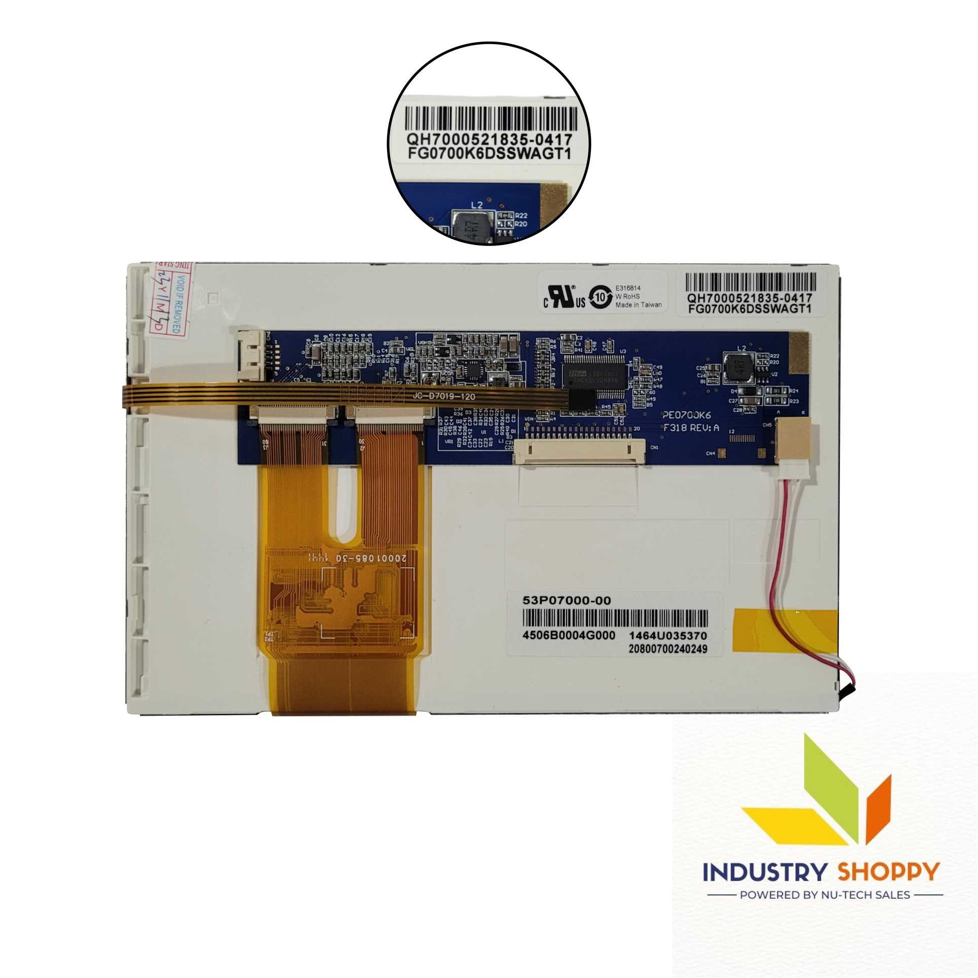 Data Image FG0700K6DSSWAGT1 LCD Module with Touch Data Image FG0700K6DSSWAGT1 LCD Module with Touch